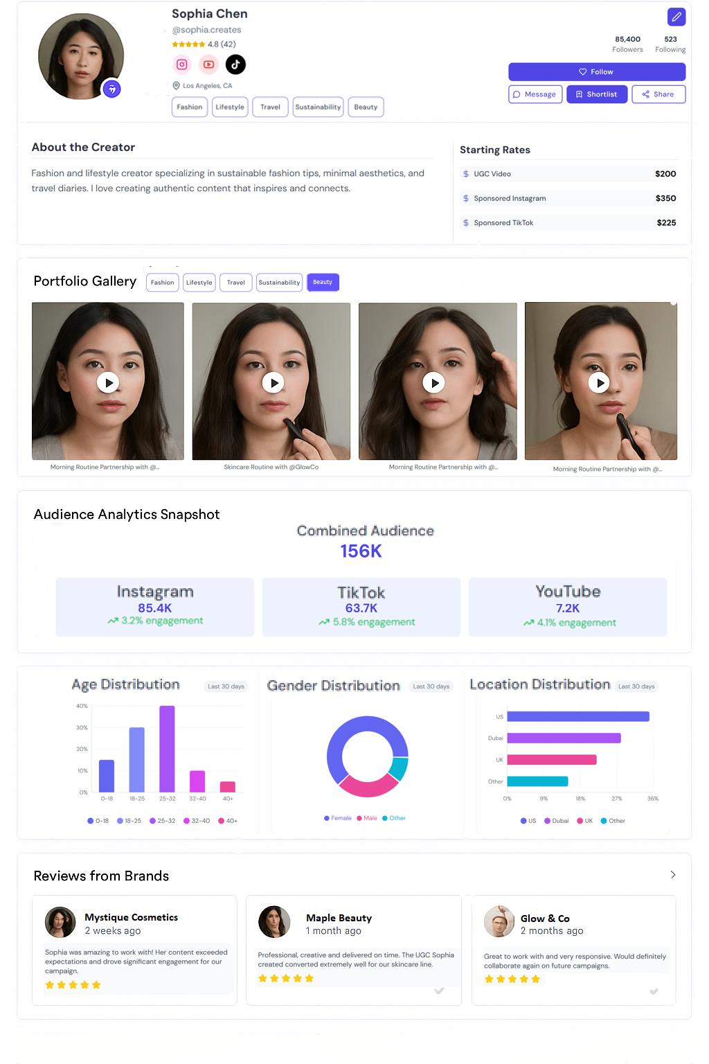 Creator - Set Up Your Portfolio
